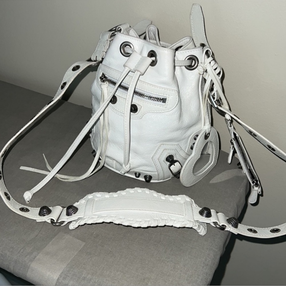 Balenciaga White Crossbody Bag